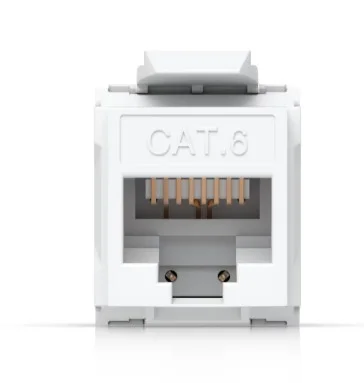 Ubiquiti UACC-Keystone-Jack-C6 Cat6 Keystone Jack, 12-Pack