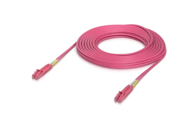 Ubiquiti UACC-OFC-M2-LULU-15M OM4 Duplex LC UPC Fiber Patch Cable