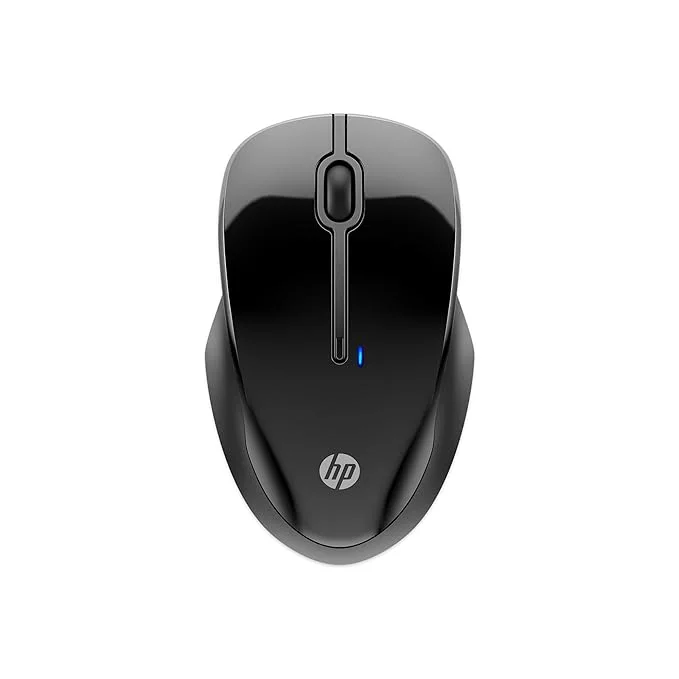 HP 250 Dual Wireless Mouse-A/P HP 250 Mouse - Bluetooth - USB Type A - Optical - 3 Button(s) - Wireless - 2.40 GHz - 1600 dpi - Symmetrical - 1 x AA Battery Supported