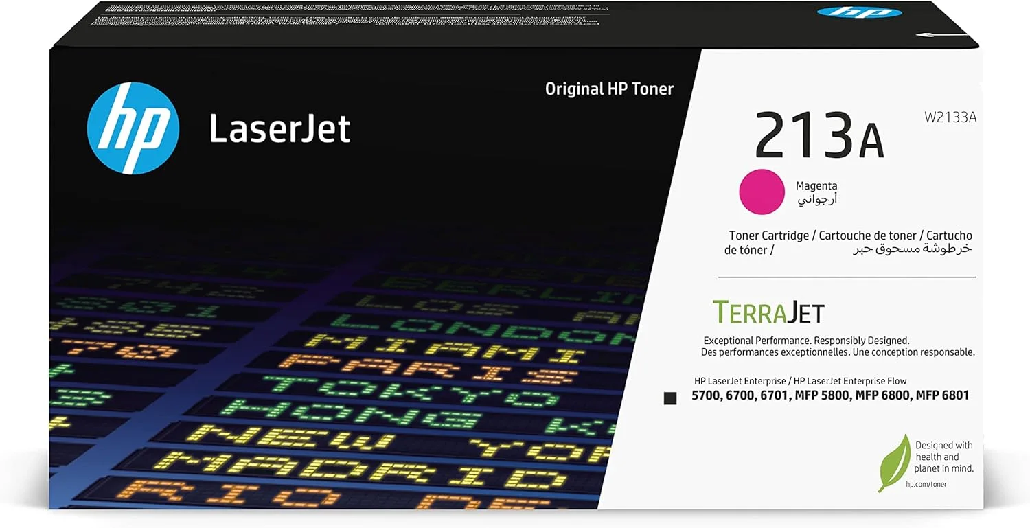 HP 213A Mgn Original LaserJet Toner Crtg HP 213A Original Laser Toner Cartridge - Magenta - 1 Each