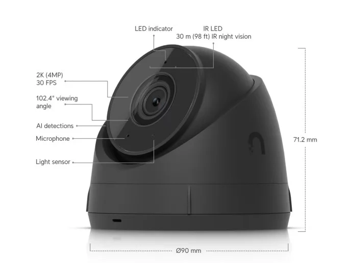 Ubiquiti UVC-G5-Turret-Ultra-B G5 Turret Ultra
