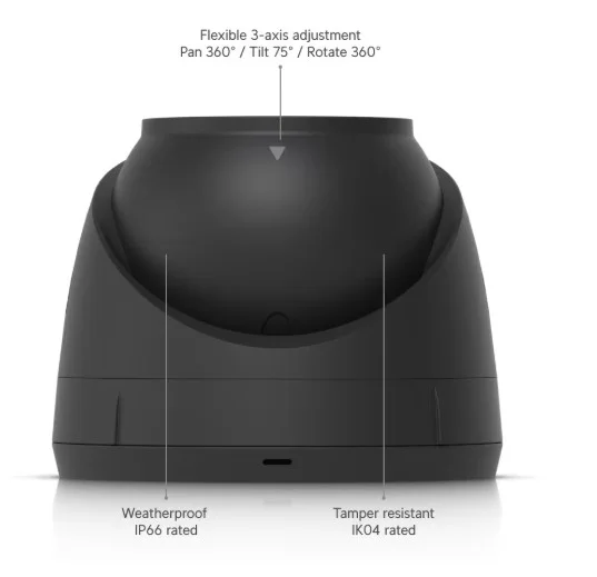 Ubiquiti UVC-G5-Turret-Ultra-B G5 Turret Ultra view 2
