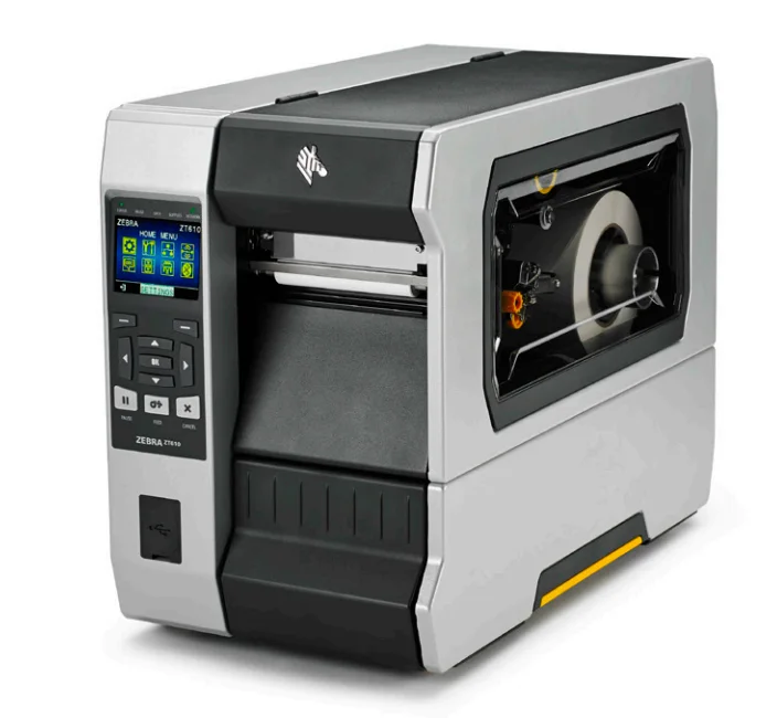 Zebra TT Printer ZT610; 4 300 dpi US Cord Zebra ZT610 Industrial Direct Thermal/Thermal Transfer Printer - Monochrome - Label Print - USB - Serial - Bluetooth - 3.30 m Print Length - 104 mm (4.09") Print Width - 356 mm/s Mono - 300 dpi - 114 mm Label Width