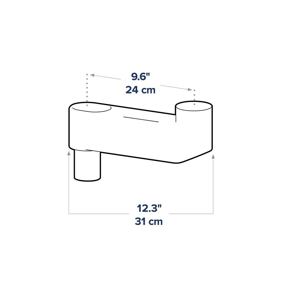 Ergotron 98-648-251 CAREFIT™ COMBO EXTENDER, SHORT, SNOW
