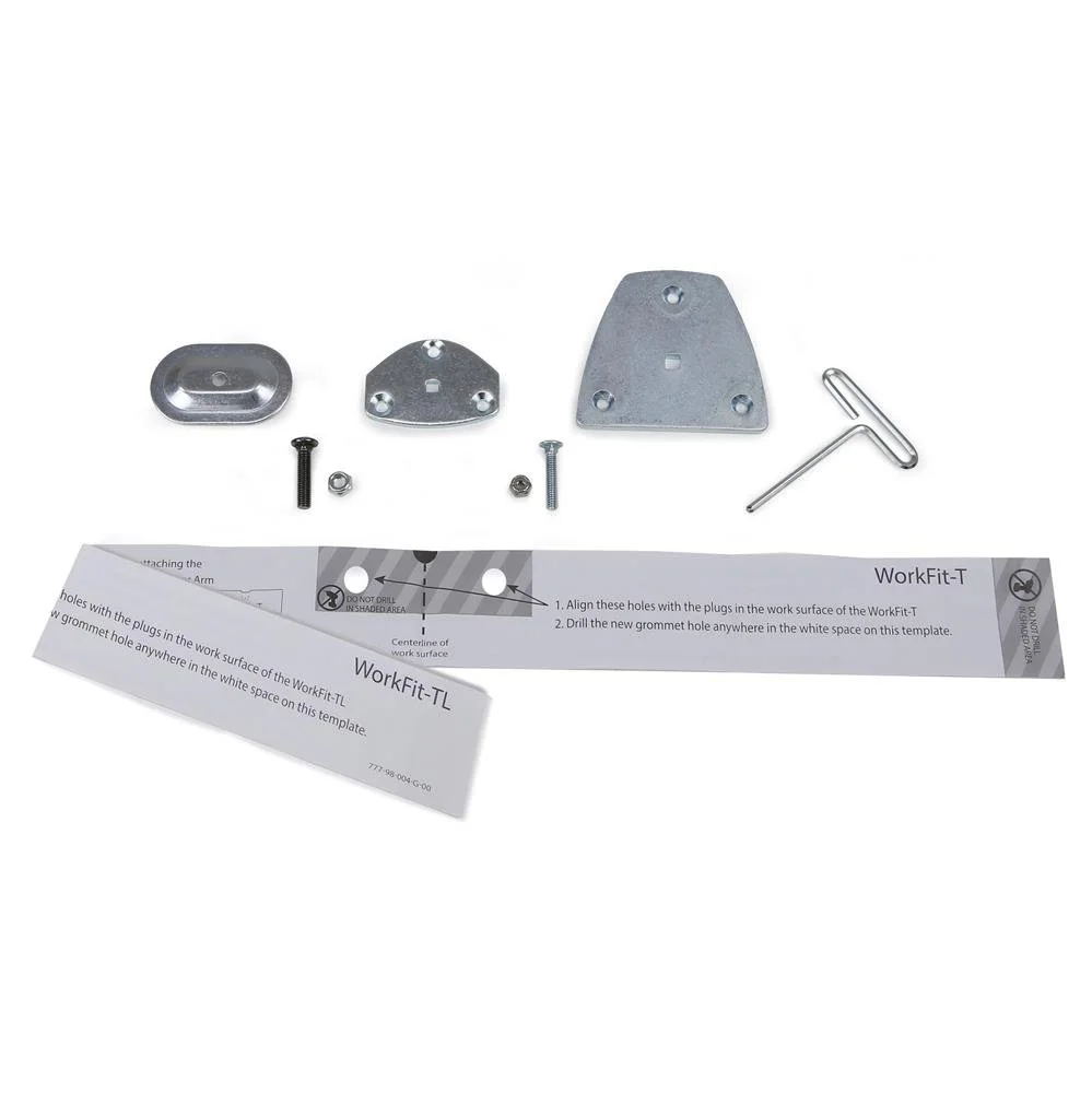 Ergotron 98-017 WFT LX Arm Mount, Grommet Accessory Kit