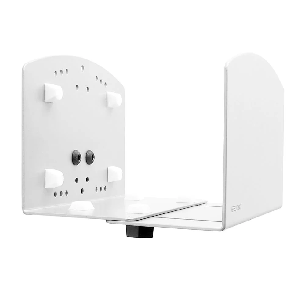 Ergotron 97-468-216 Vertical Universal CPU Holder, Bright White Textured