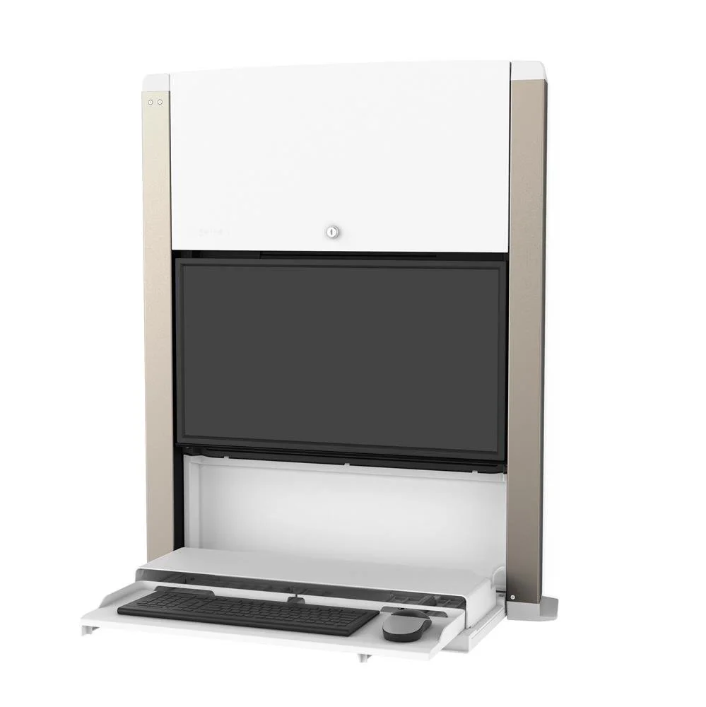 Ergotron 61-367-030 CareFit 24-inch Sit-Stand Enclosure, Snow White