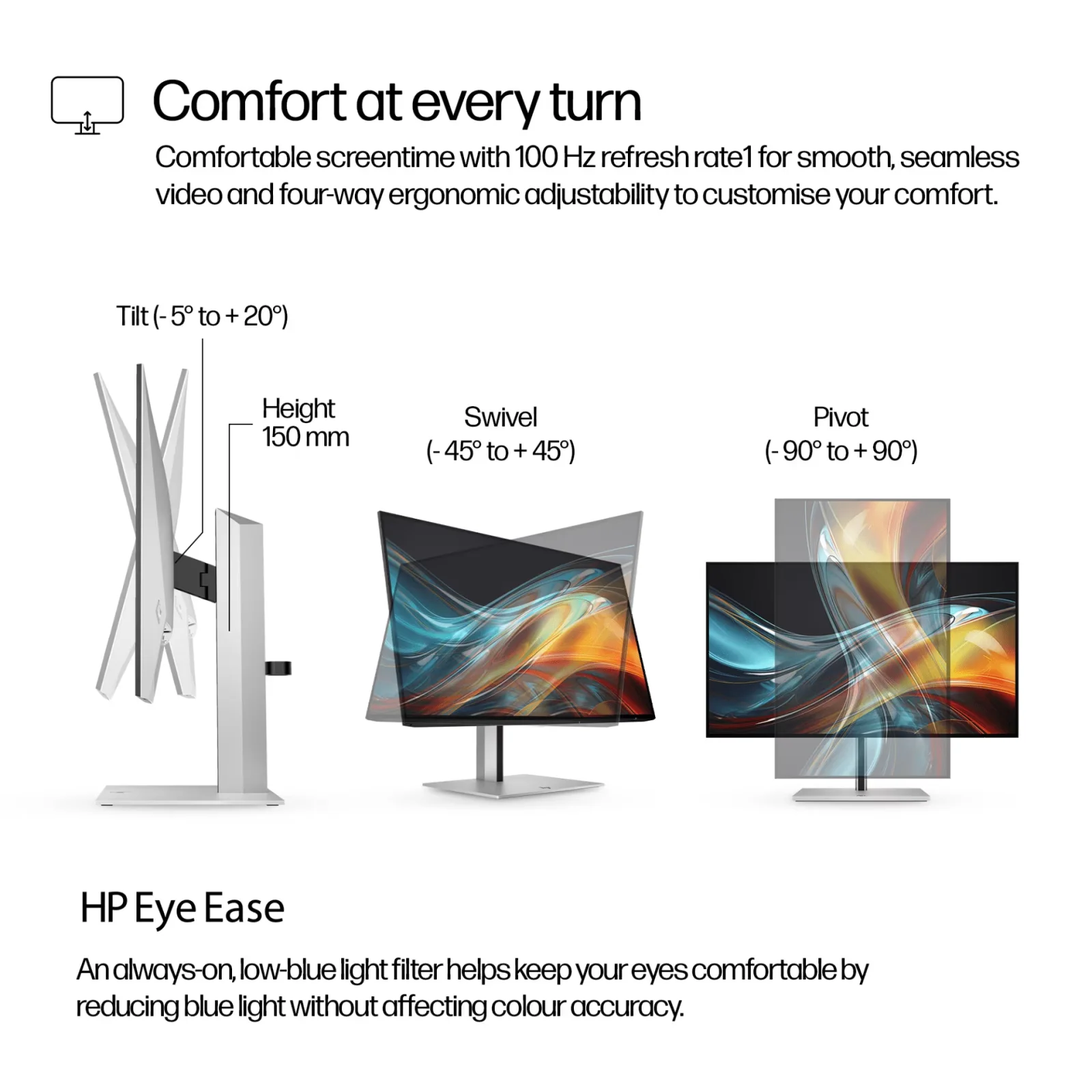 Hp S7 PRO 724PF FHD MNTR HP 724pf 24" Class Full HD LCD Monitor - 16:9 - 60.5 cm (23.8") Viewable - In-plane Switching (IPS) Technology - 1920 x 1080 - 16.7 Million Colours - 300 cd/m² - 5 ms - HDMI - DisplayPort - VESA Mount Compatible - USB Hub view 4