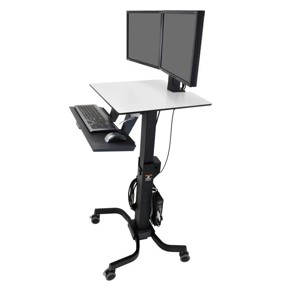Ergotron 24-214-085 WorkFit-C, Dual Sit-Stand Workstation