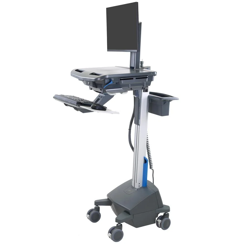 Ergotron SV42-8302-3 STYLEVIEW CART, LCD PIVOT, LiFe POWERED, UK/IRL/HKG/MYS/SAU-UK, DARK GREY