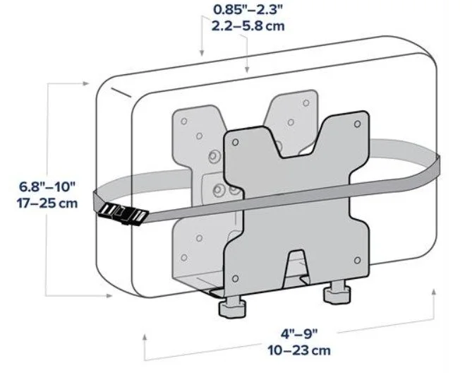 Ergotron 98-721-293 ACCESSORY, MINI PC MOUNT FOR LX PRO WALL SYSTEM, DIG