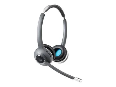Cisco 562 Wireless Dual Headset Standard Base Cisco 562 Wireless Over-the-head Stereo Headset - Binaural - Supra-aural - 9144 cm - DECT - 48 kHz - Uni-directional Microphone