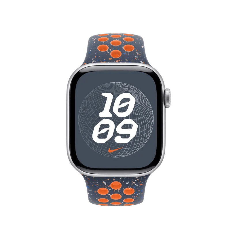 APPLE MYJW3FE/A 42mm Blue Flame Nike Sport Band - S/M