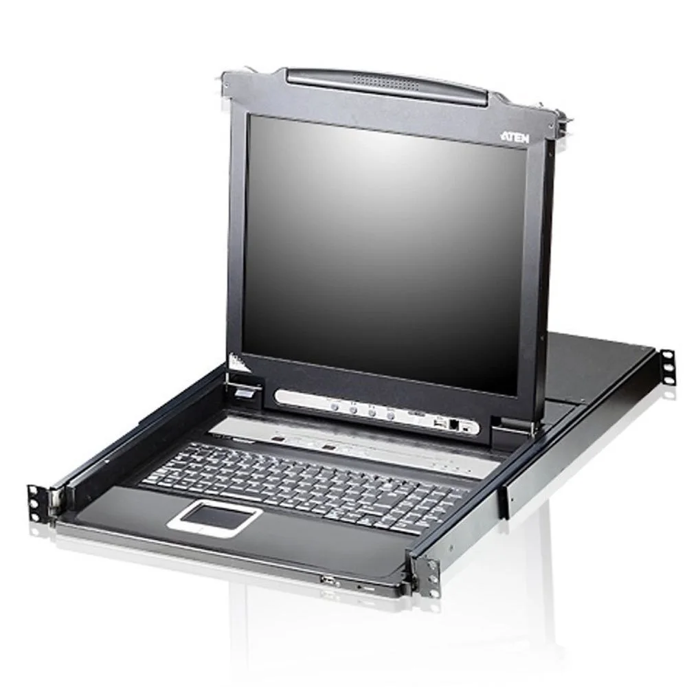 Vertiv 18.5IN LCD TRAY 8 PORTS ANALOG KVM 8 X VERTIV CLRA19KMM8A LCD Rack Console KVM Switch - 8 Computer(s) - 47 cm (18.5") LCD - Full HD - 1920 x 1080 - 16:9 - 2 x USB - Keyboard - TouchPad - 120 V AC, 230 V AC Input Voltage