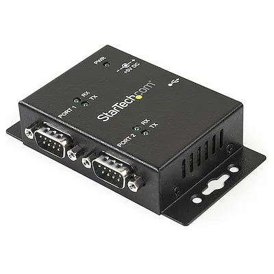 Startech.Com 2 Port USB 2.0 to Serial Adapter Hub StarTech.com Serial Hub - External - 1 - TAA Compliant - USB - PC, Mac - 2 x Number of Serial Ports External - 1 x Number of USB Ports