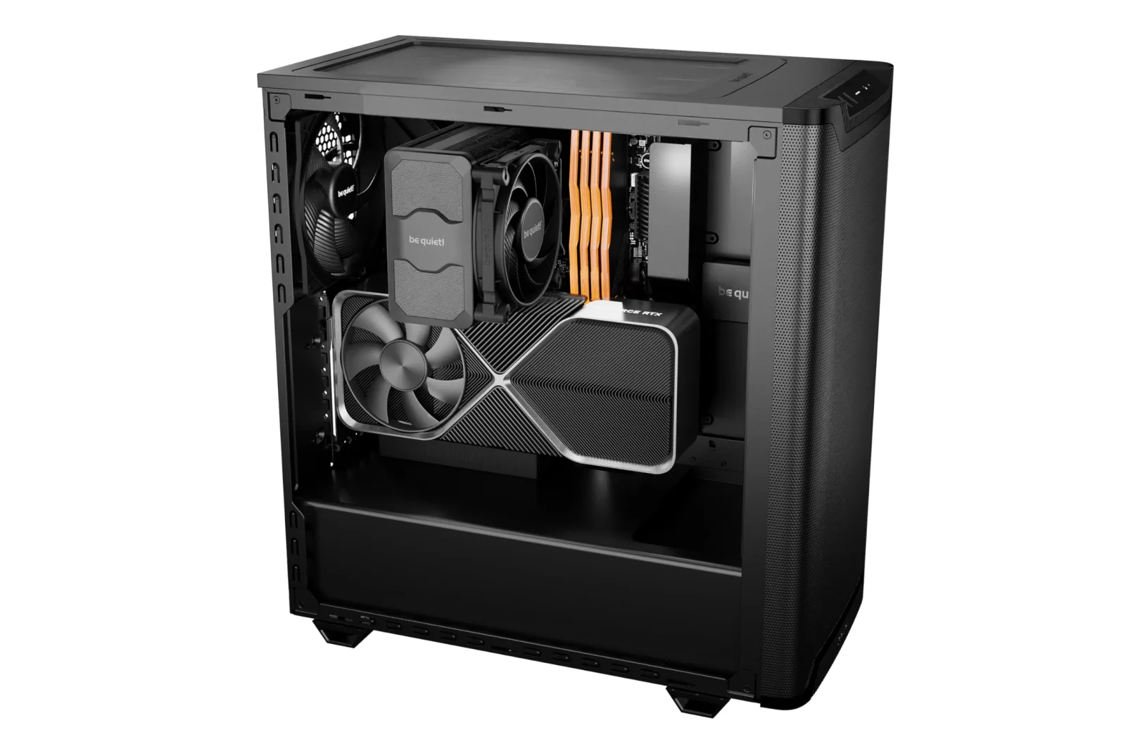 be quiet! PURE BASE 501 Airflow Window - Black(BQT-BGW74)