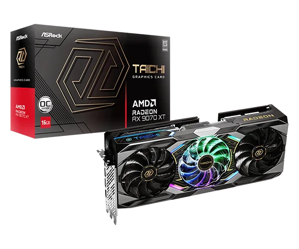 ASROCK RX 9070XT Taichi 16GB-ASR-90-GA5HZZ-00UANF