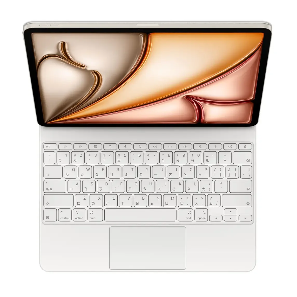 APPLE MDFW4MO/A Magic Keyboard for iPad?Air 13-inch (M3) - Chinese (Zhuyin) - White
