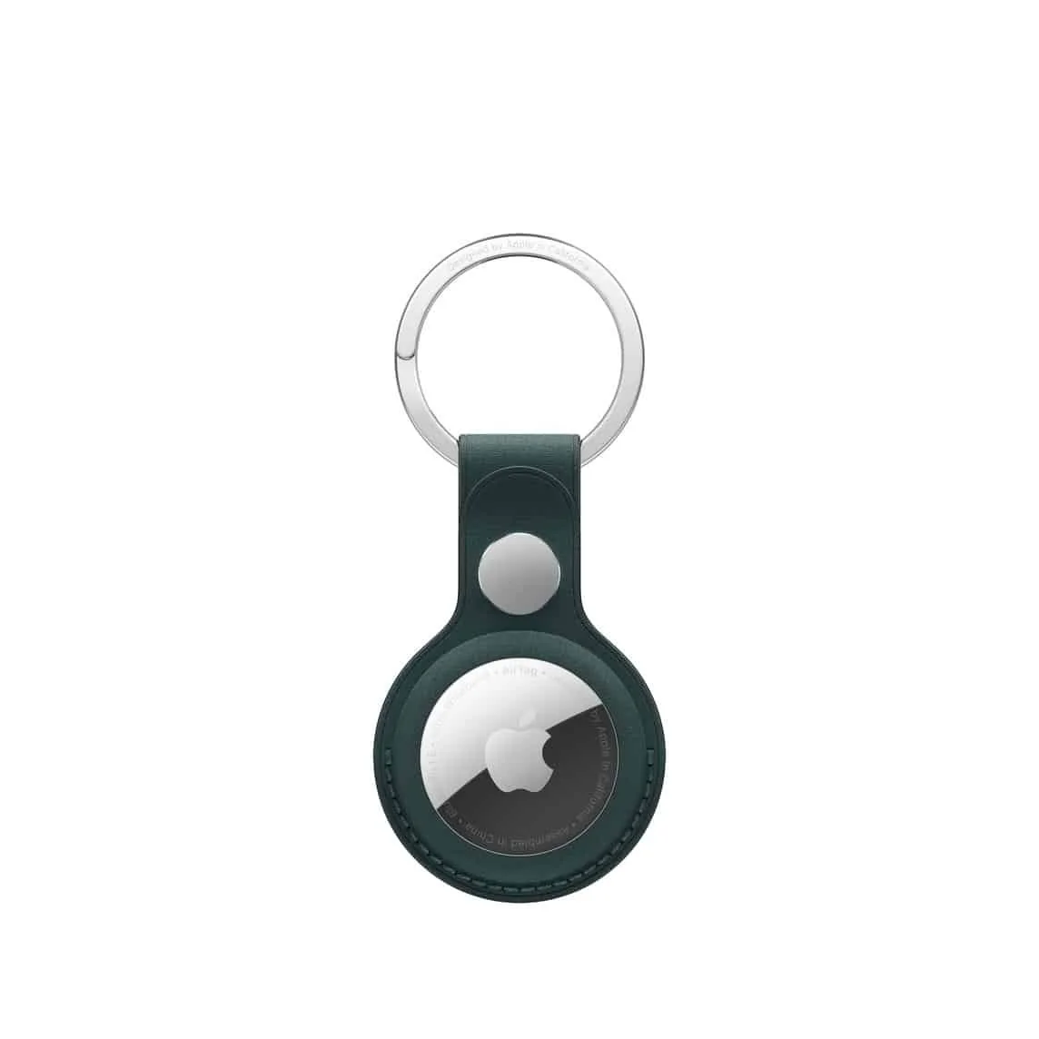 Apple MA7J4FE/A AirTag FineWoven Key Ring - Dark Green