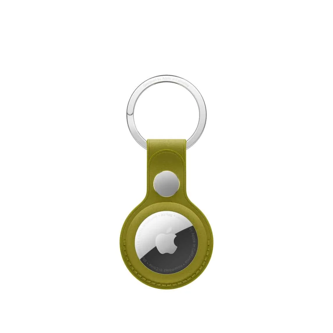 Apple MA7L4FE/A AirTag FineWoven Key Ring - Chartreuse
