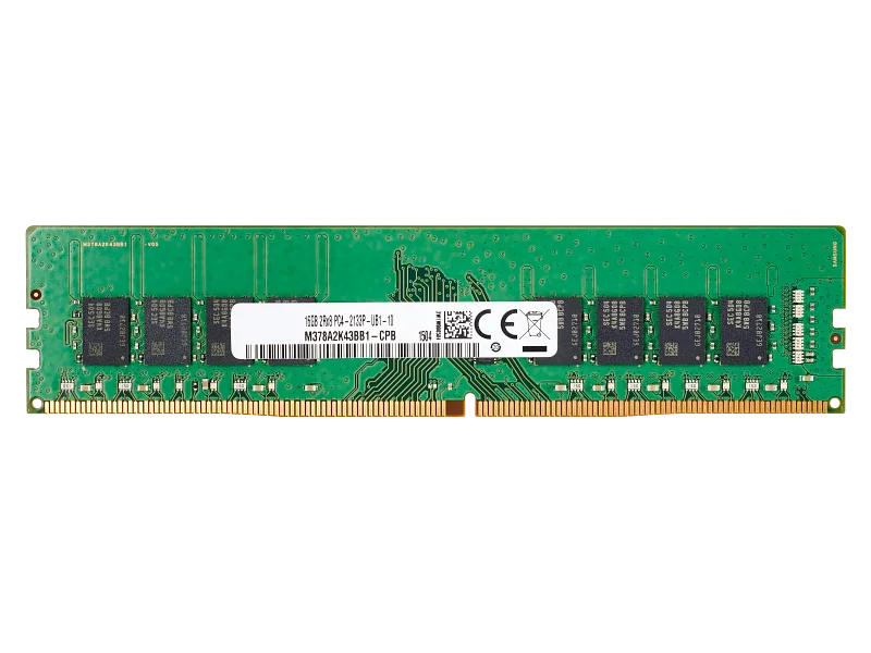 HP 8GB DDR4-3200 UDIMM HP RAM Module for Desktop PC - 8 GB (1 x 8GB) - DDR4-3200/PC4-25600 DDR4 SDRAM - 3200 MHz - Unbuffered - 288-pin - DIMM