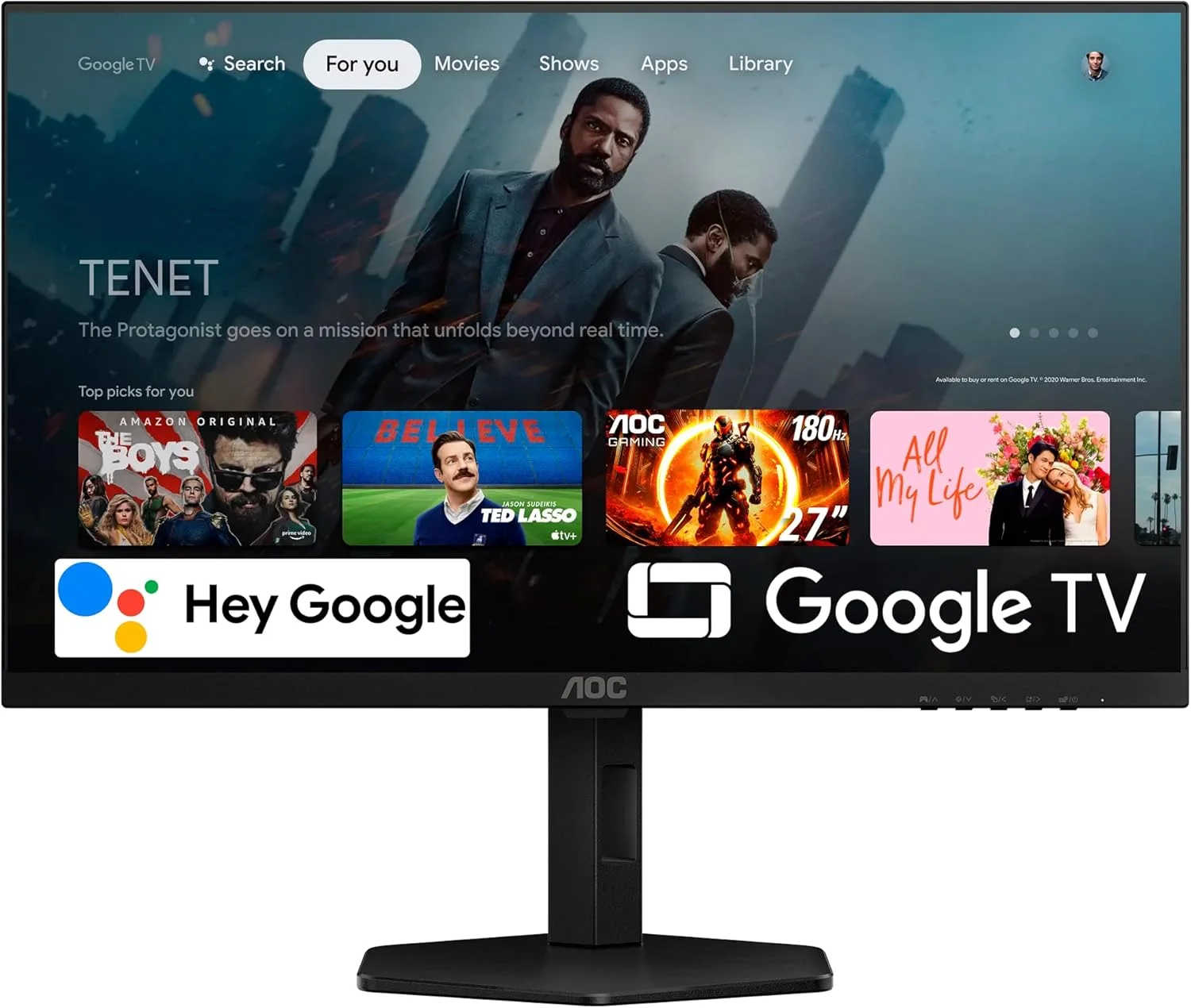 AOC Gaming Q27G4XY 27" Smart Gaming Monitor