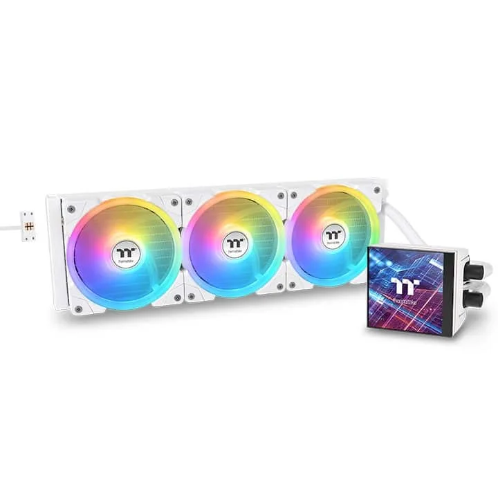 THERMALTAKE CL-W452-PL14SW-A MAGFLOE 420 ULTRA LIQUID COOLER - SNOW