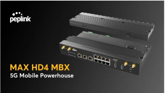 PEPLINK MAX-HD4-MBX-5GN-T Peplink Max HD4 MBX 5G Router