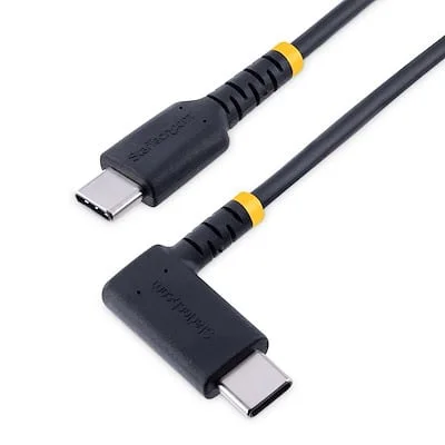 Startech.Com R2CCR-30C-USB-CABLE 1ft USB C Charging Cable Angled 60W PD