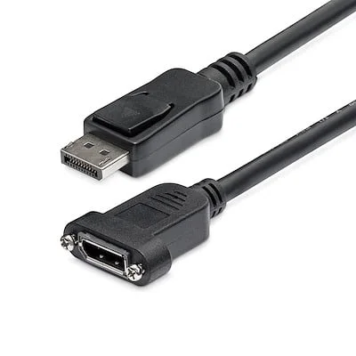 Startech.Com DPPNLFM3 3ft DisplayPort Panel Mount Cable - F/M