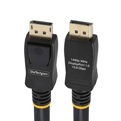 Startech.Com DISPLPORT20L 20 FT DISPLAYPORT CABLE WITH LATCHES M/M
