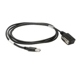 Zebra 25-58923-01R 9 Pin female to USB, Right angle connect