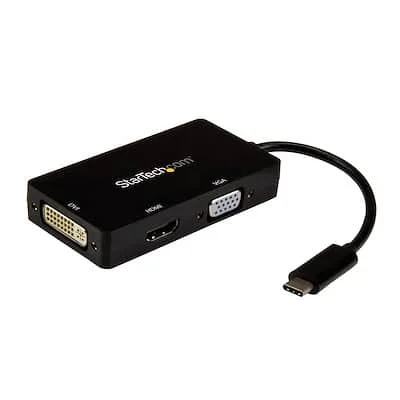 Startech.Com CDPVGDVHDBP 3-IN-1 USB-C TO VGA DVI OR HDMI