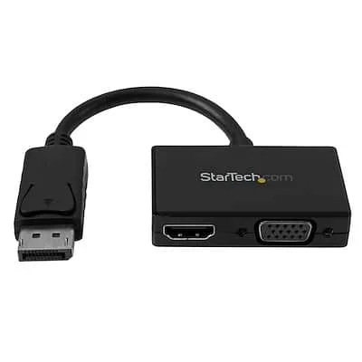 Startech.Com DP2HDVGA Travel A/V adapter: DP to VGA / HDMI