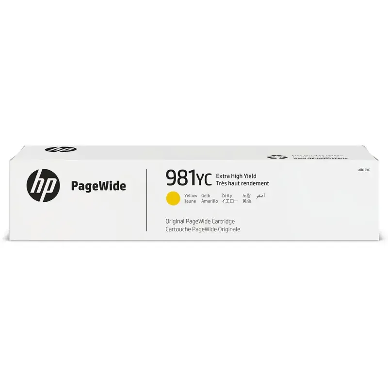 Hp L0R19YC YELLOW CONTRACT PAGEWIDE CRTG