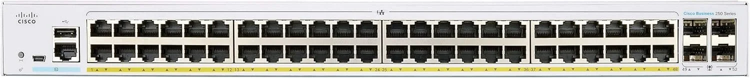 Cisco CBS250-48PP-4G-UK CBS250 Smart 48-port GE Partial PoE 4x