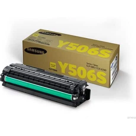 Hp SAMSUNG CLT-Y506S YELLOW TONER CARTRI HP CLT-Y506S Laser Toner Cartridge - Yellow Pack - 1500 Pages