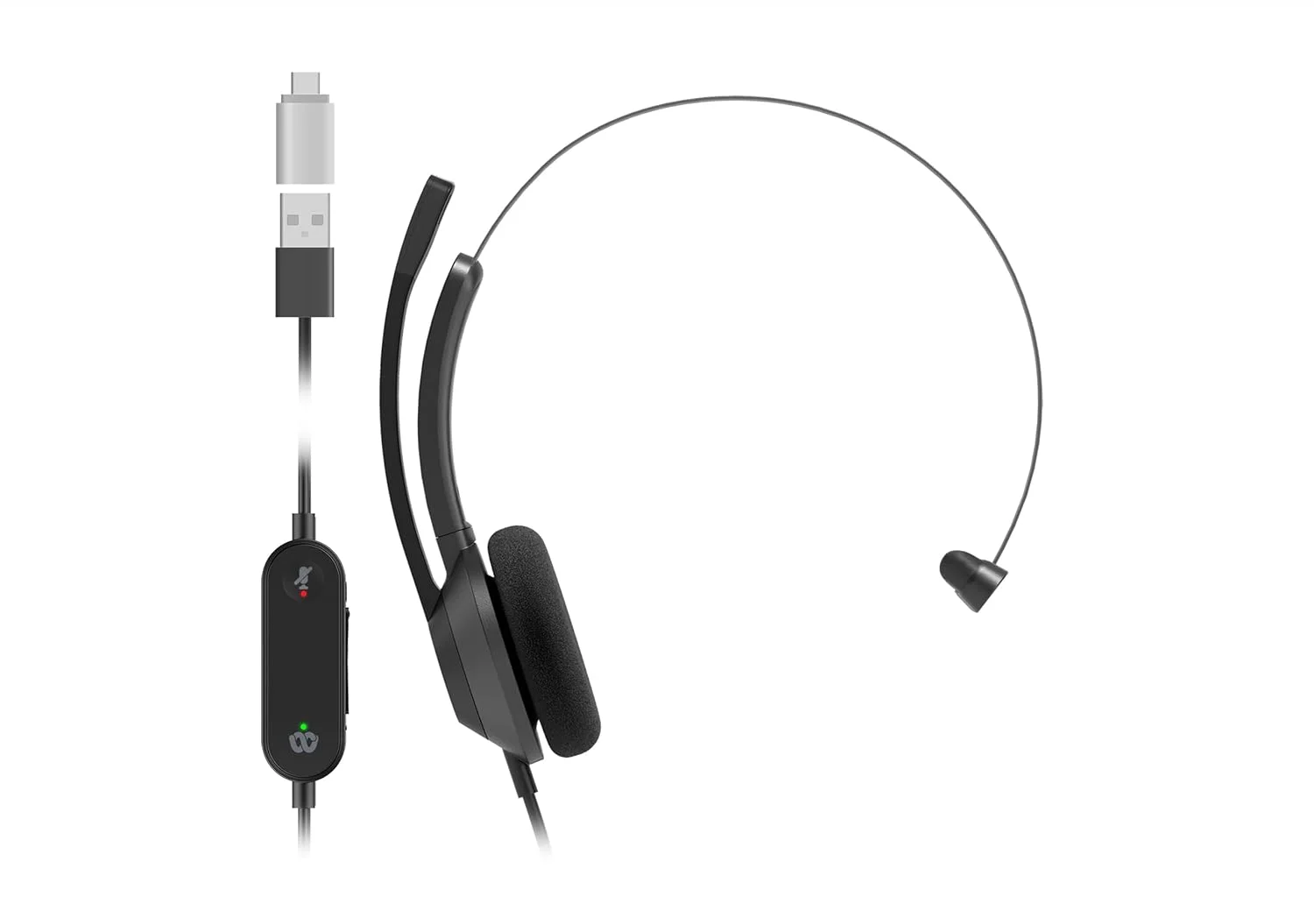 Cisco Headset 321 Wired Single On-Ear Carbon Black USB-C (HS-W-321-C-USBC)