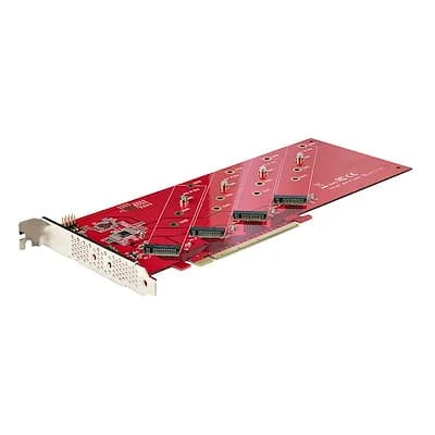 Startech.Com Quad M.2 PCIe Adapter for NVMe/AHCI SSD StarTech.com M.2 to PCI Express Adapter