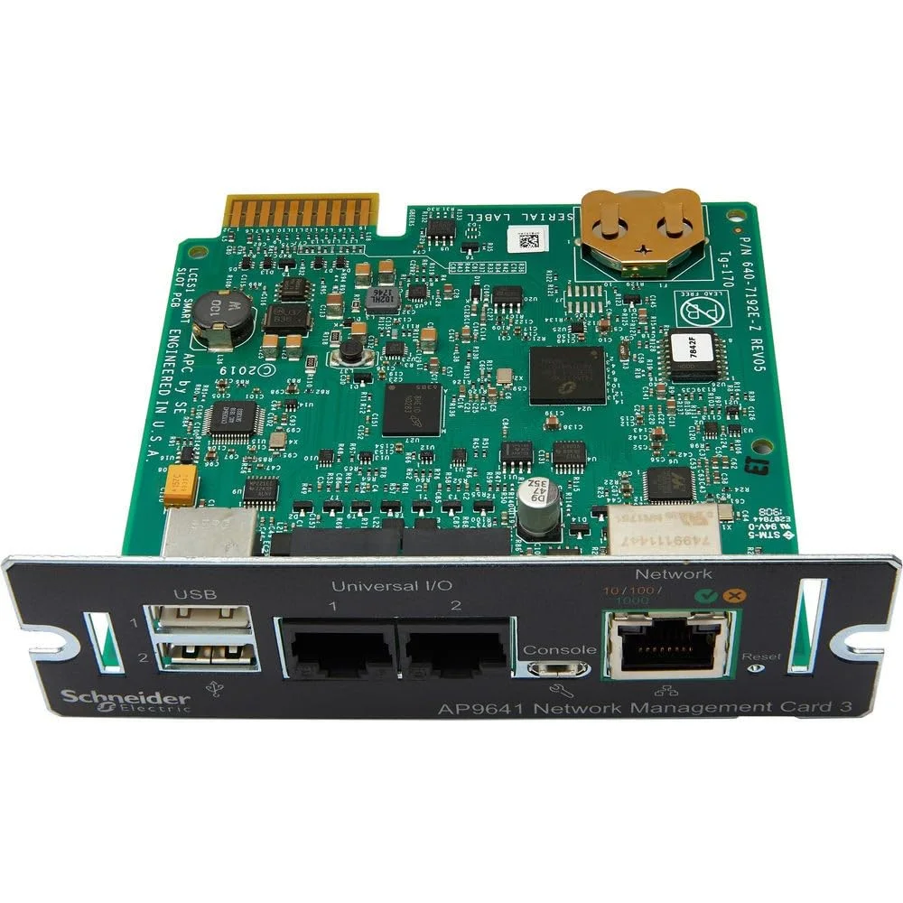 Apc UPS Network Management Card 3 with Envir UPS Network Management Card 3 with Environmental Monitoring