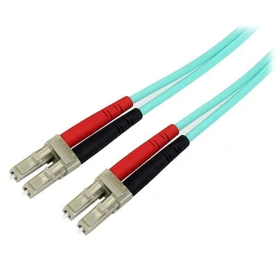 Startech.Com A50FBLCLC10 10m 10 Gb Aqua Fiber Patch Cable LC/LC
