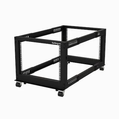 Startech.Com 4POSTRACK8U 8U 19in Open Frame Server Rack Adj Depth