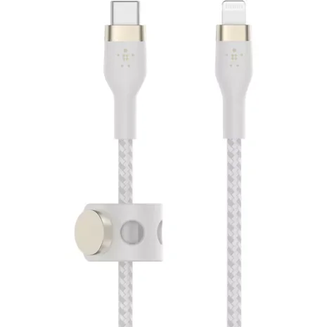 Belkin CAA011BT2MWH BOOST CHARGE USB-C to LTG Braided Silic.