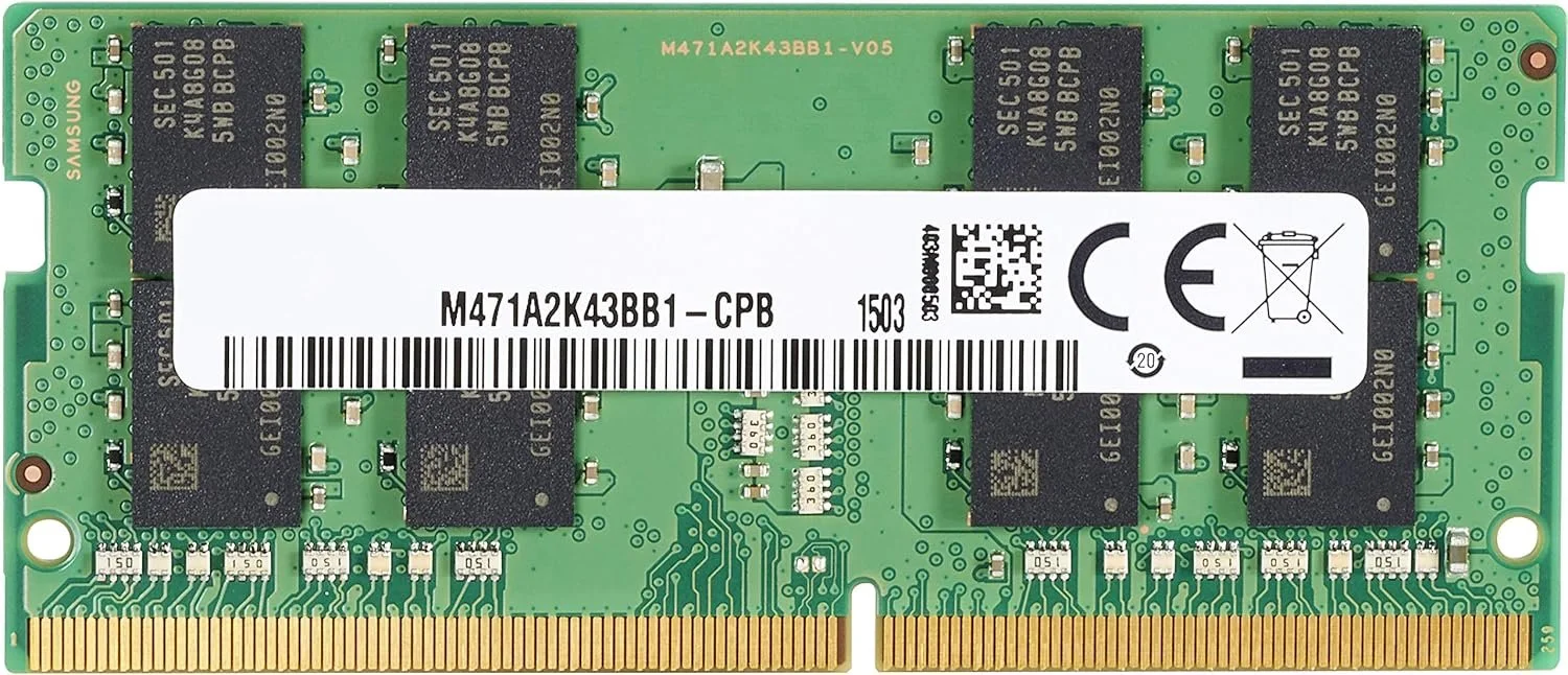 HP 8GB DDR4-3200 SODIMM HP RAM Module for Desktop PC - 8 GB (1 x 8GB) - DDR4-3200/PC4-25600 DDR4 SDRAM - 3200 MHz - 260-pin - SODIMM