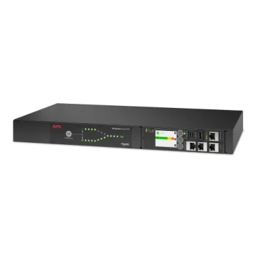 Apc Rack ATS G3 230V 16A C20 in (8) C13 (1) APC NetShelter Automatic Transfer Switch - 8 x IEC 60320 C13, 1 x IEC 60320 C19 - 230 V AC - 16 A