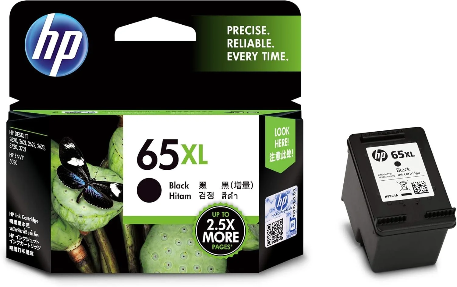 Hp N9K04AA 65XL BLACK INK CARTRIDGE