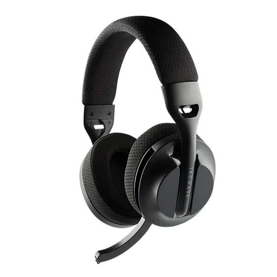 Tecware Q3, Wireless Gaming Headset (Black) view 2