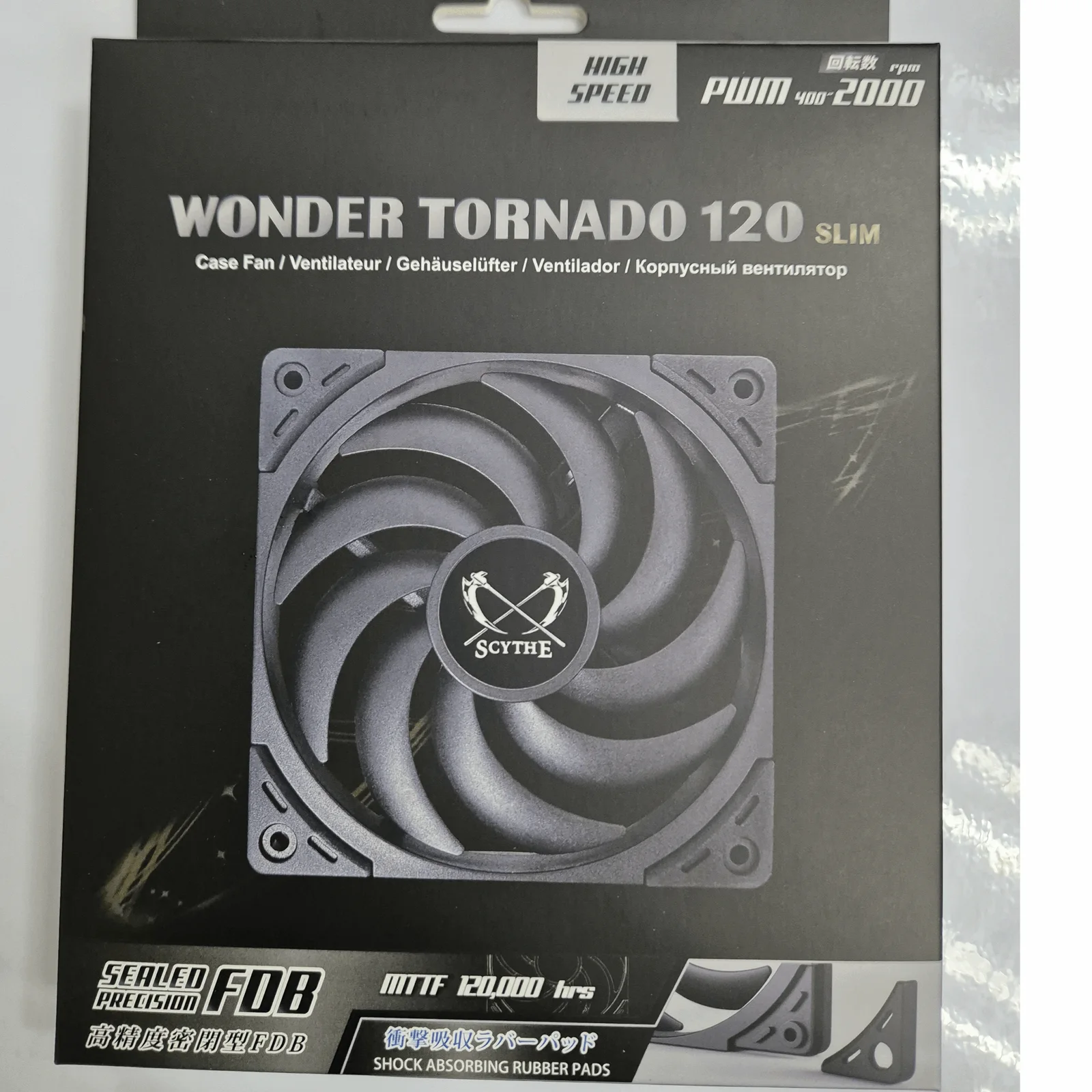 SCYTHE WONDER TORNADO 120 SLIM PWM 2000 RPM view 2