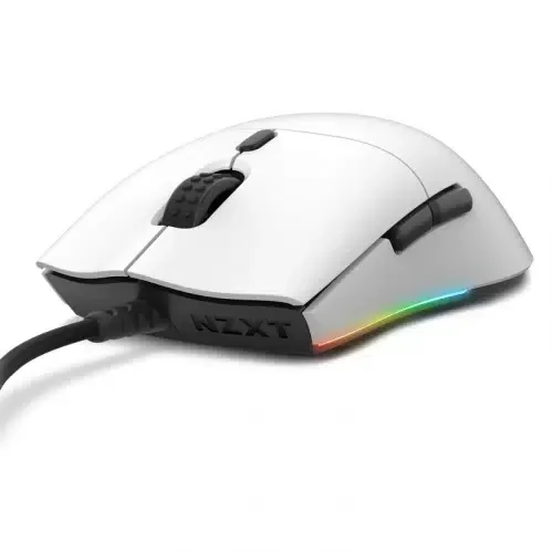 NZXT LIFT Wired Mouse - White Medium