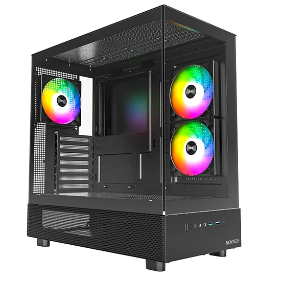 MONTECH XR Black view 2